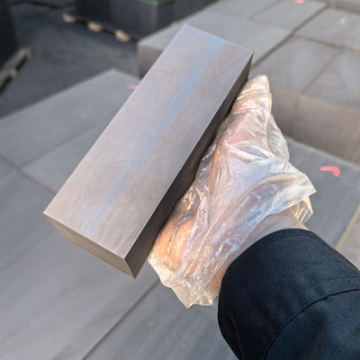 Fine Grain Size Casting Isostatic Graphite Block 1.85 g/cm3 High Density