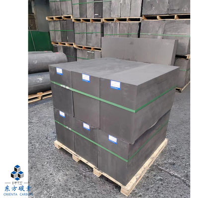 Isostatic Casting Graphite Blocks High Density 85W/MK - 125 W/Mk Thermal Conductivity