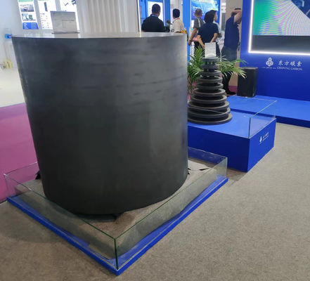 Smooth Isostatic Graphite Block For Heater And Crucible 100 Mpa Compressive Strength