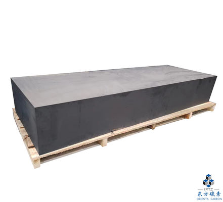 Dark Grey Silicon Graphite Block 12µm Grain Size In Solar Photovoltaic Industry