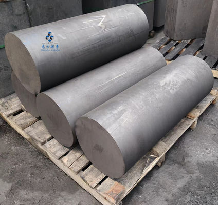12µm Grain Size Sintering Graphite Rod Smooth Isostatic Carbon Graphite Block