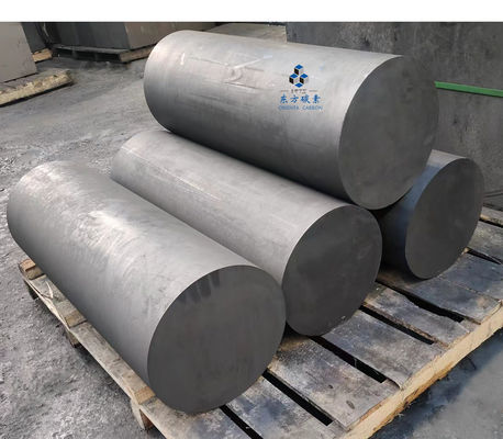 12µm Grain Size Sintering Graphite Rod Smooth Isostatic Carbon Graphite Block