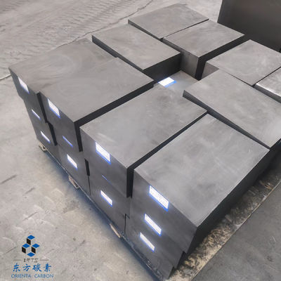 High Density Casting Graphite Block Isostatic Graphite 135 Mpa Compressive Strength