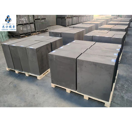 Dark Grey Smooth Lithium Battery Graphite Block 1.80 G/Cm3 12µm Grain Size