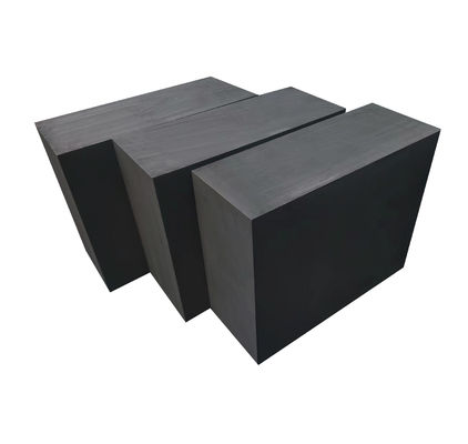 Dark Grey Smooth Lithium Battery Graphite Block 1.80 G/Cm3 12µm Grain Size