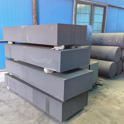 Dark Grey EDM Graphite Low Loss Isostatic Graphite Block 1.78g/cc Density