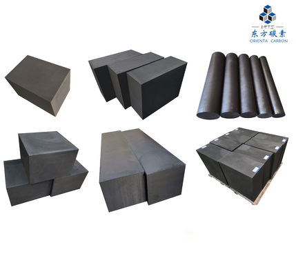 EDM Industry Round Graphite Rods 8µm Grain Size Carbon Graphite Blocks