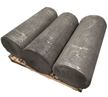 Dark Grey High Purity Graphite For Heat Exchanger 100 Mpa Compressive Strength